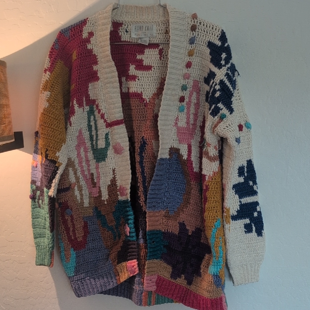The Limited Multicolor Knit Cardigan